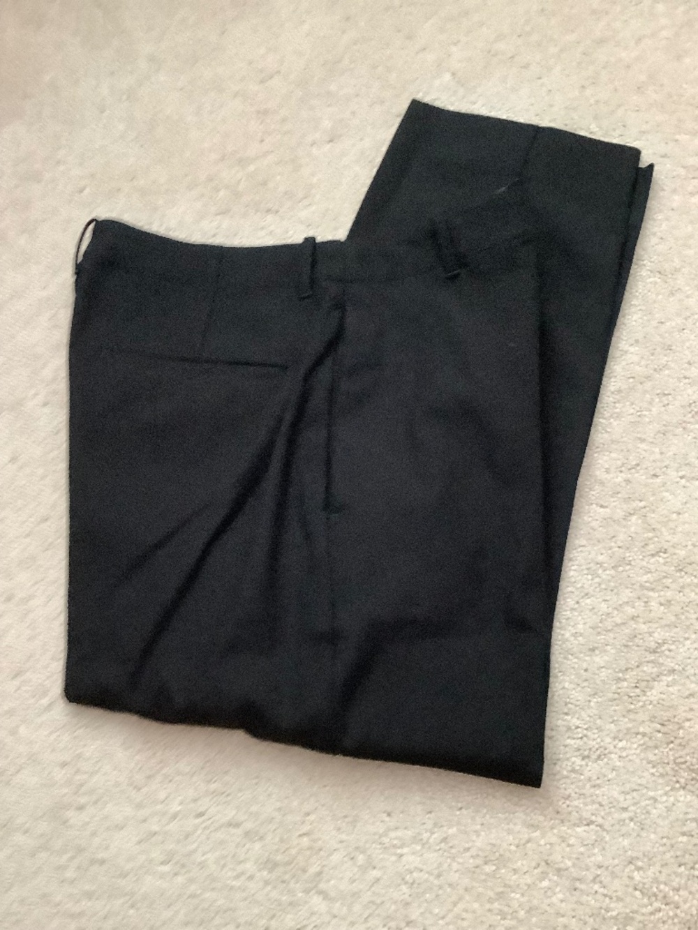 Banana Republic High-Rise Modern Slim Refined Ankle Pant, black, 10 Petite